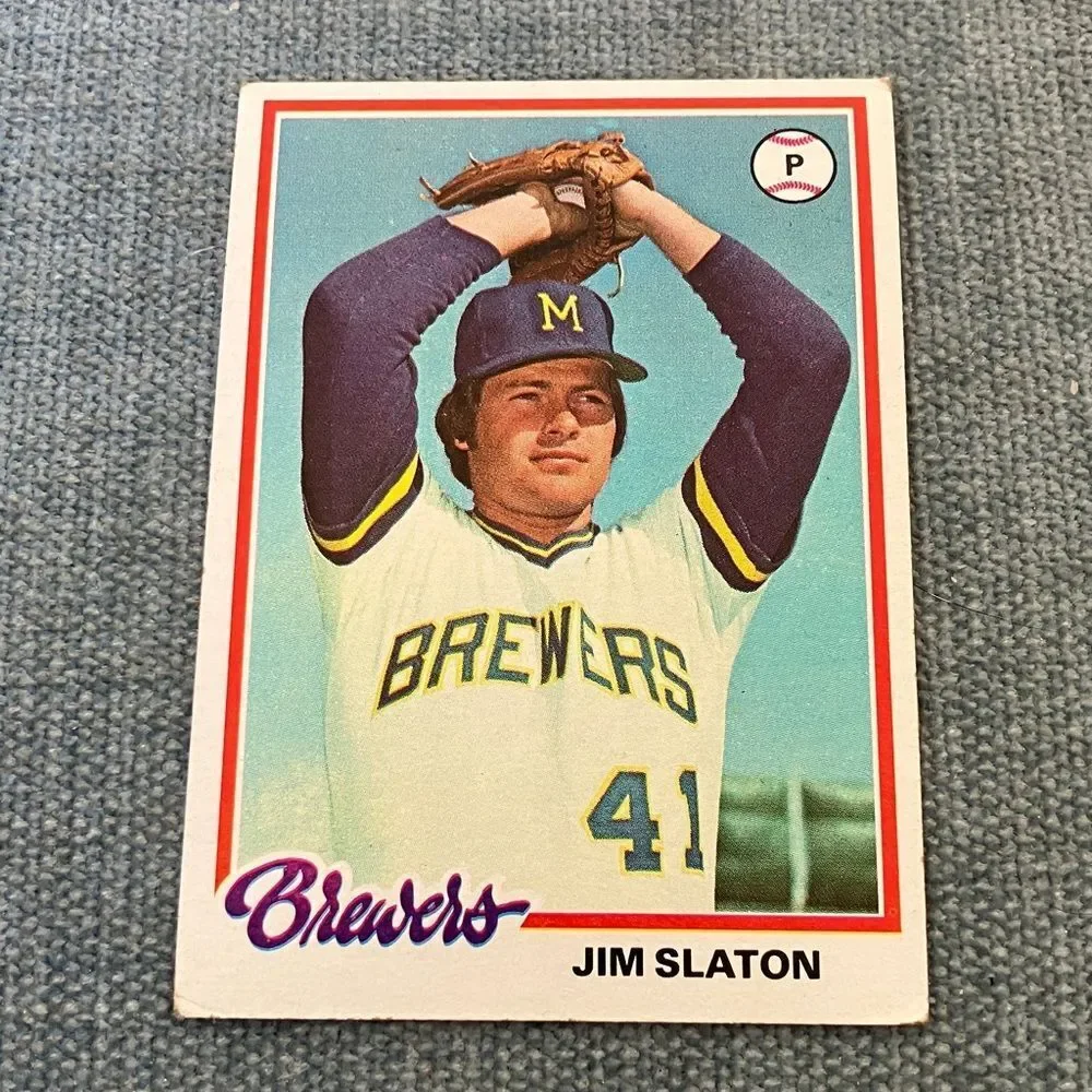 1978 Topps Milwaukee Brewers Baseball Card Trading Card